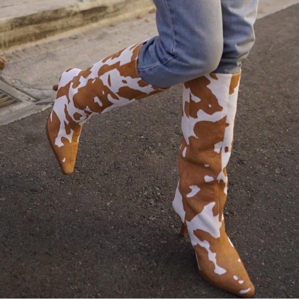 Song of Style Bea Boot in Cowspot